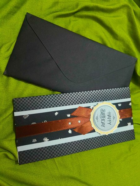 Carte d'anniversaire élégante