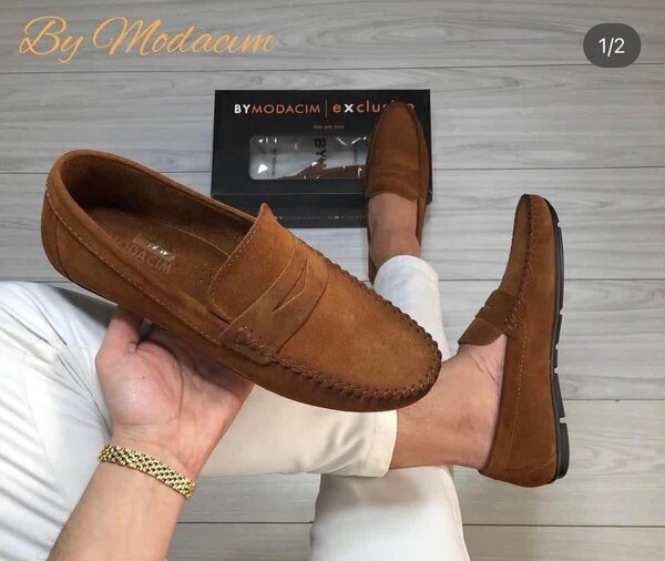 Mocassins en daim élégants