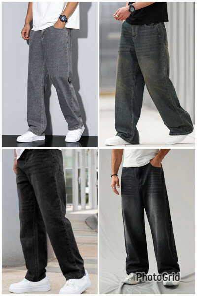 Pantalons larges tendance