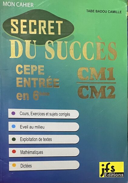 Cahier Secret du Succès CM1-CM2