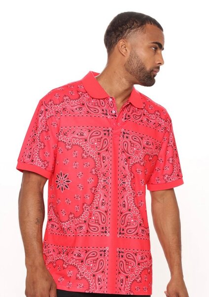 Fashionnova Men Bandana Polo