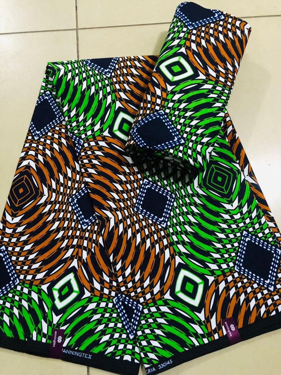 Fabric with a print of 6 meters