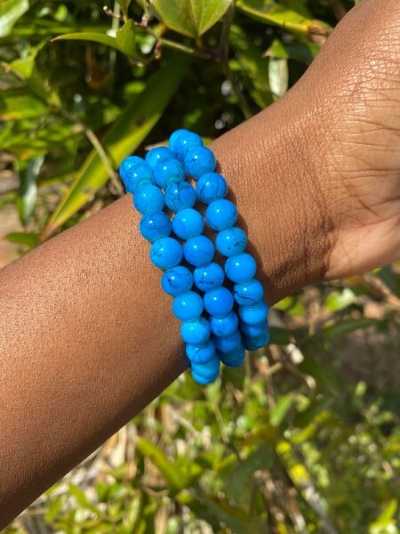 Bracelets en perles colorées