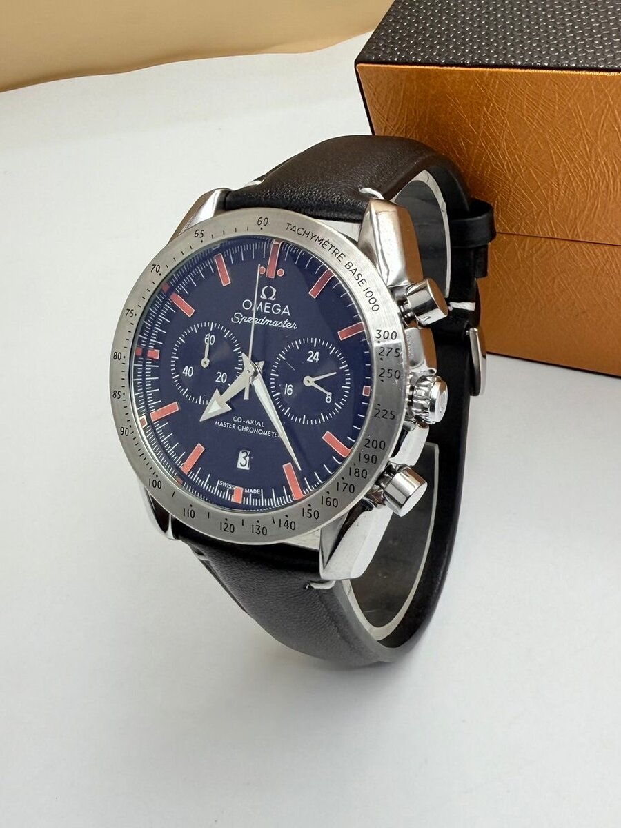 Montre cuir Omega Vintage