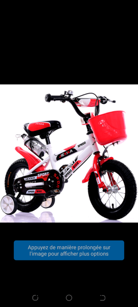 Vélo enfant avec stabilisateurs