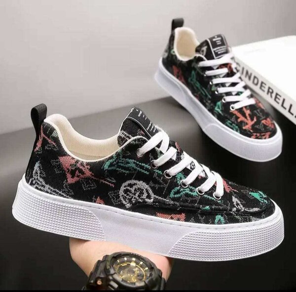 Baskets tendance en toile