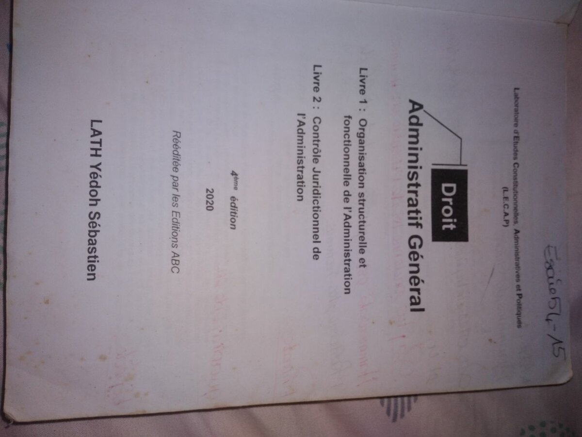 Droit Administratif Général - Cours