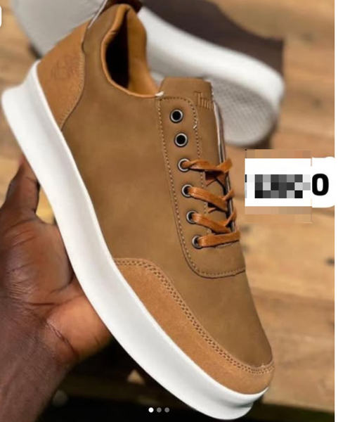 Men's sneakers, yellow