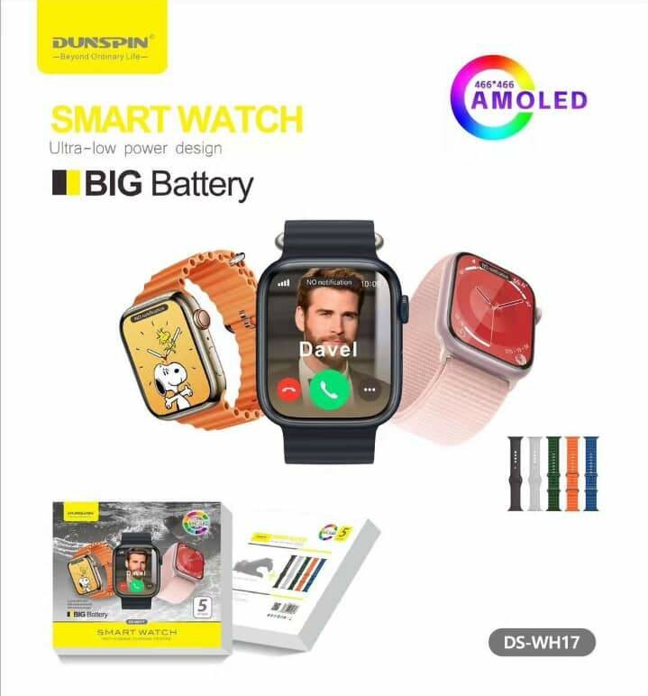 Duspin Smart Watch with 5 Straps