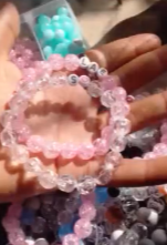 Beautiful   pink color bracelet