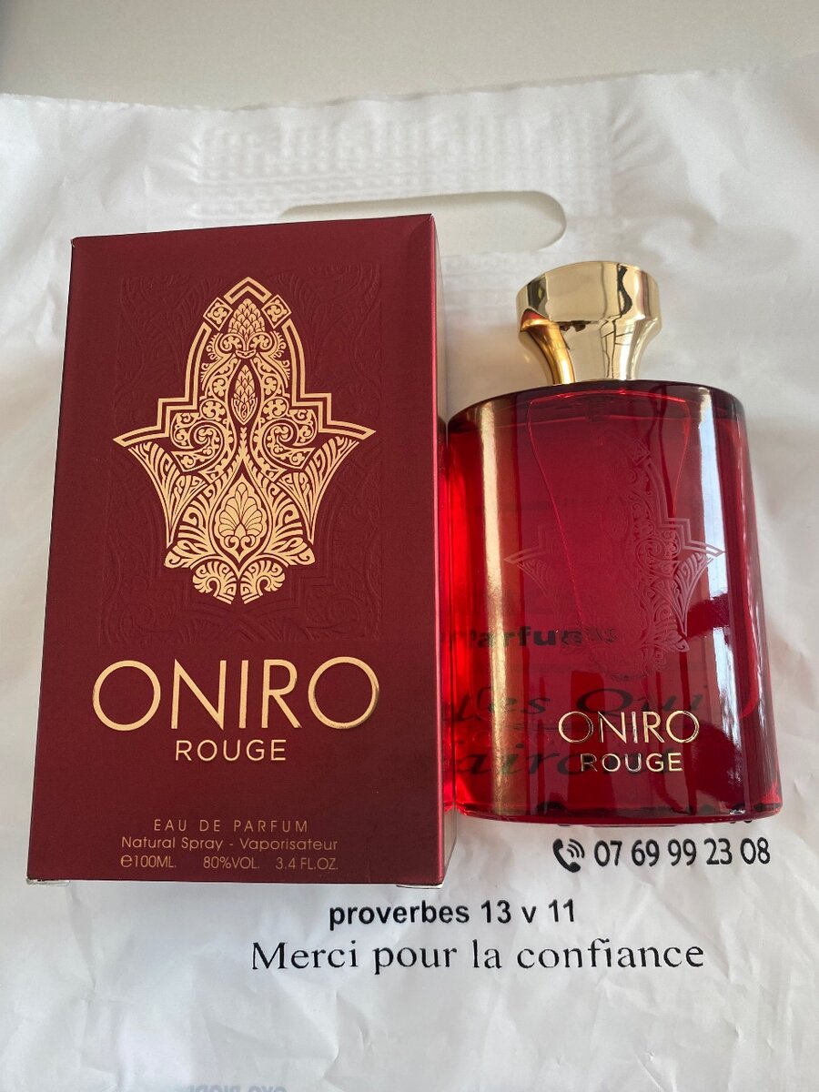 Parfum Oniro rouge