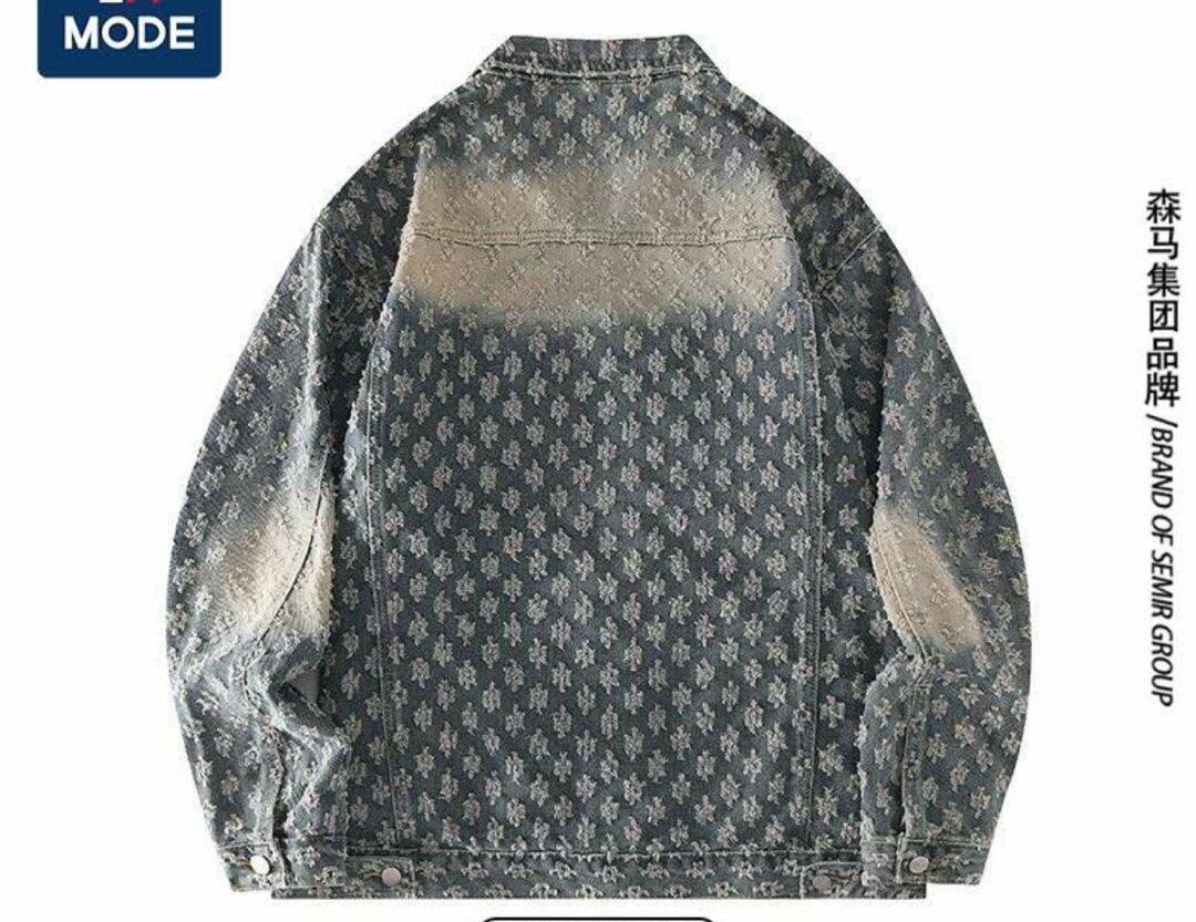 Veste en denim homme tendance
