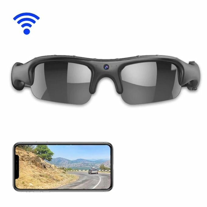 Lunettes sport caméra HD WiFi