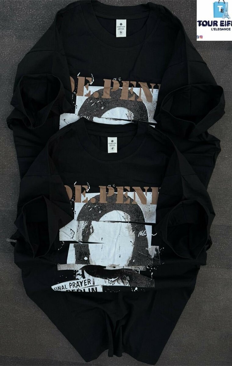 T-shirt imprimé unisexe