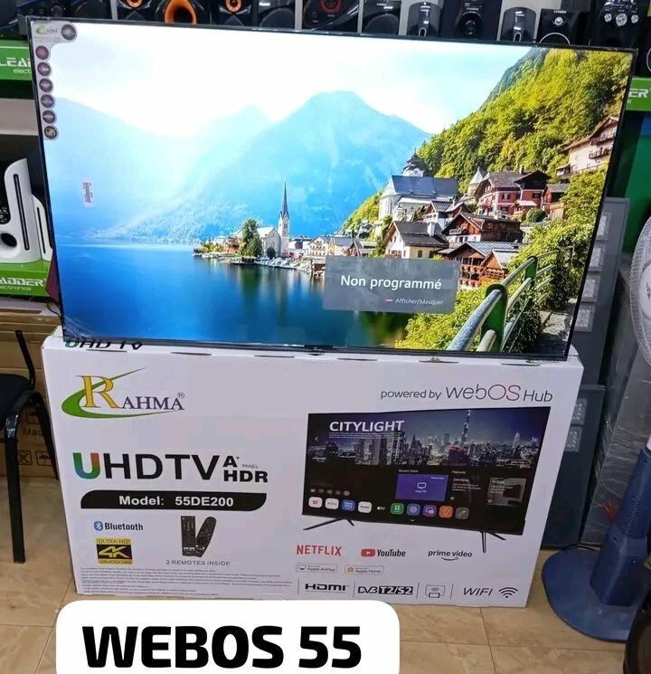 TV Smart 55 pouces 4K HDR