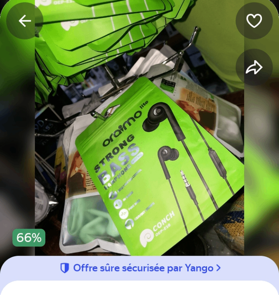 Écouteurs Oraimo Conch Bass