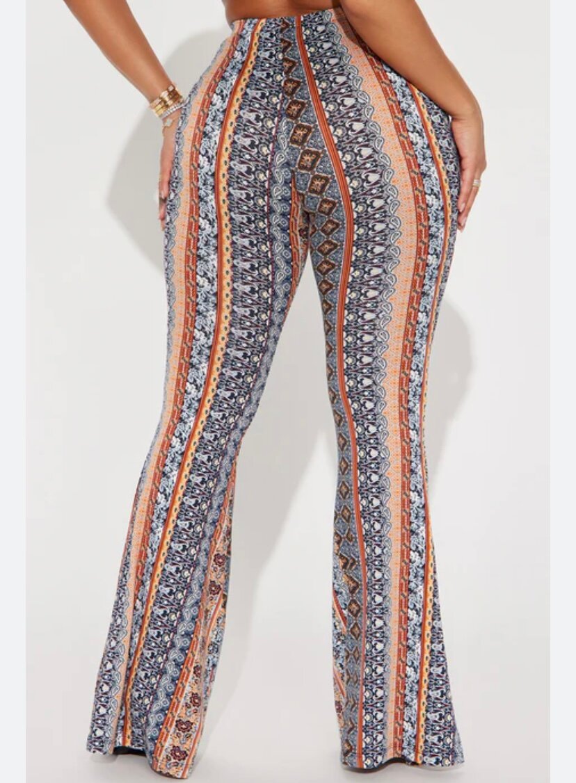 Pantalons évasés bohèmes