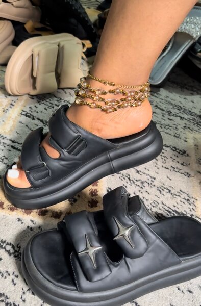 Sandales plates confortables