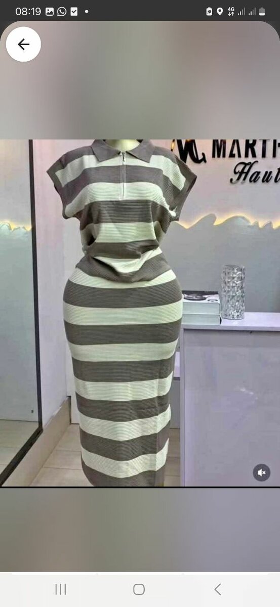 Complet jupe et haut moulante