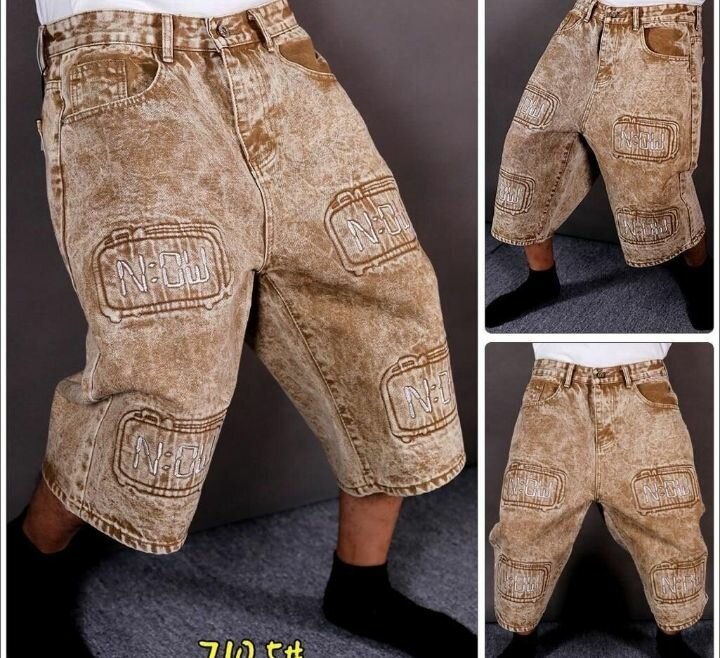 Shorts en denim rétro