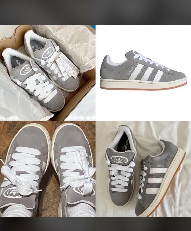 Basket adidas campus authentique dans carton