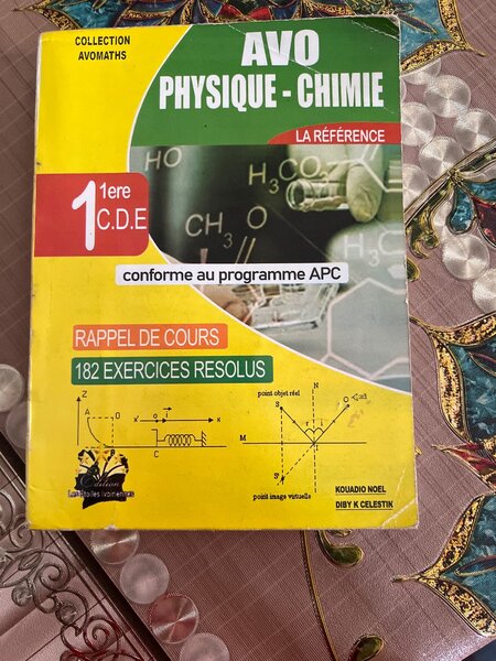Avo physique chimie 1ere C