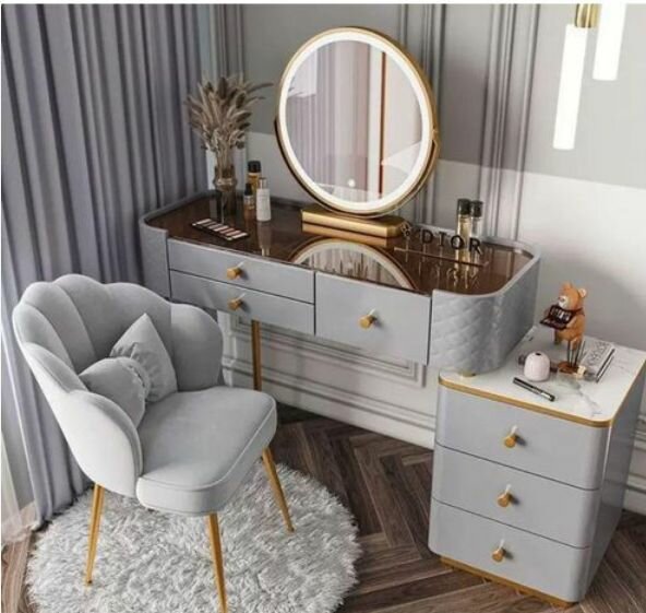 Large vanity dressing table set