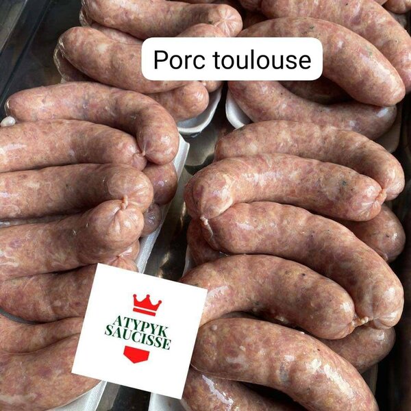 Saucisses de porc toulouse