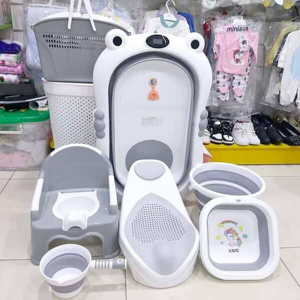 Set de Bain Bébé en Plastique