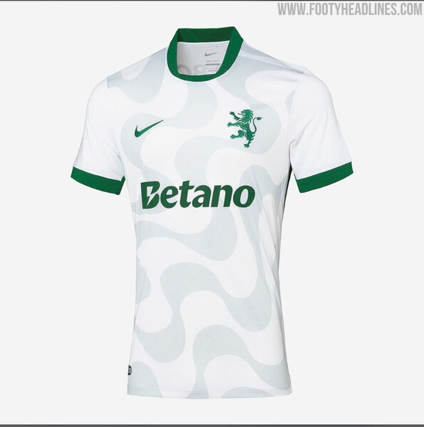 Maillot de football blanc vert