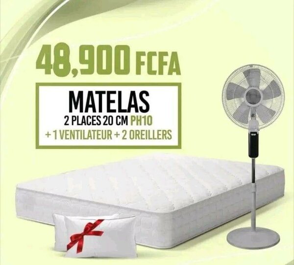 Matelas PH10 avec Ventilateur
