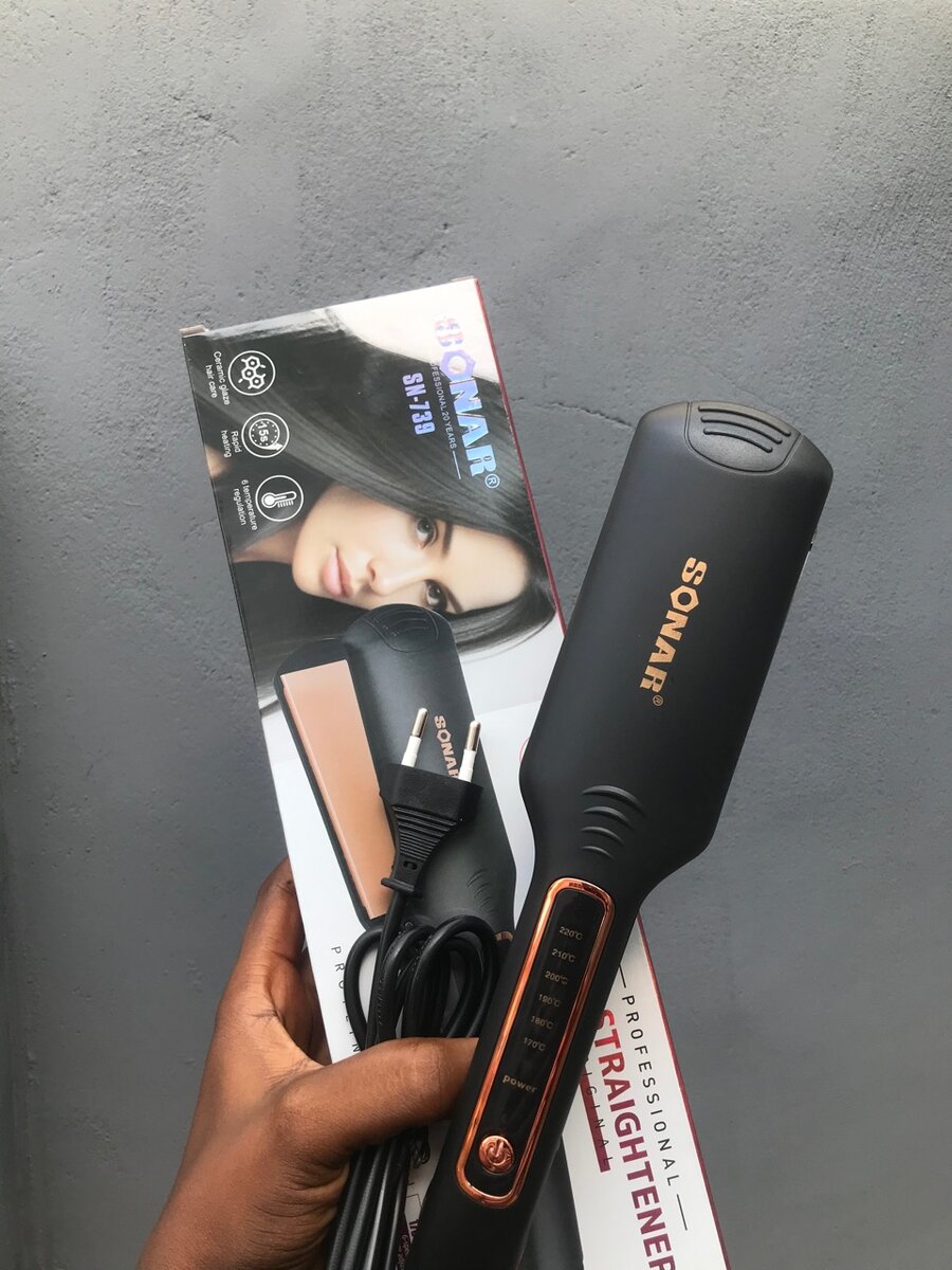 Sonar hair straightener