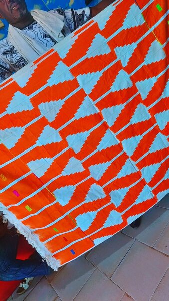 Tissu Africain Coloré Géométrique