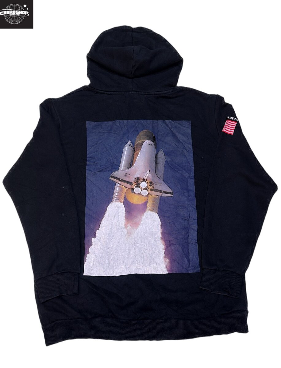 Sweat à Capuche NASA Noir