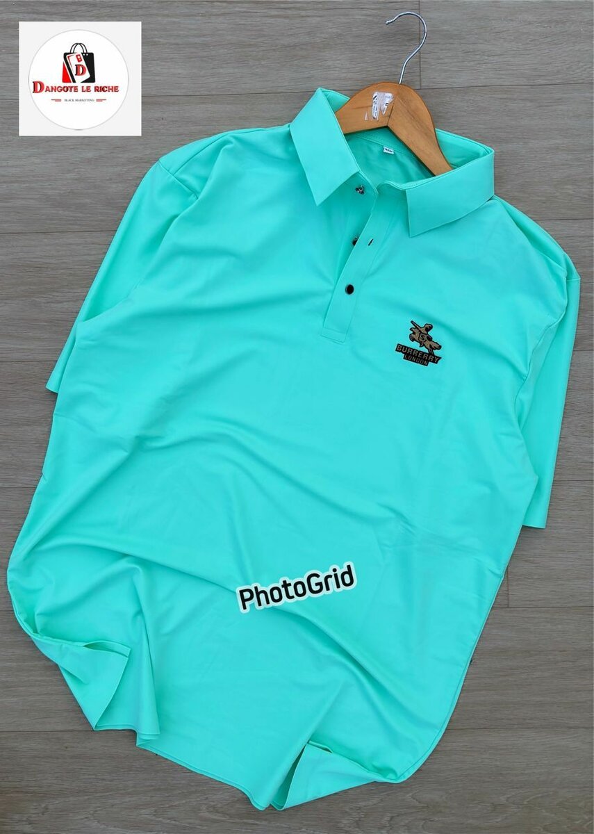 Polo léger homme vert