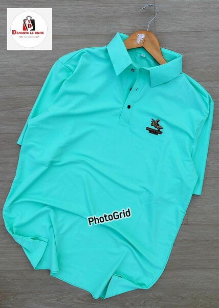 Polo léger homme vert