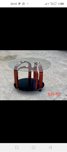 Table basse en verre moderne