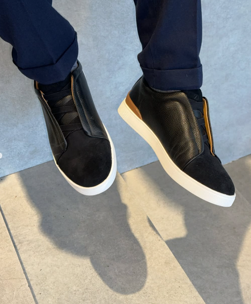 кеды черные мужские