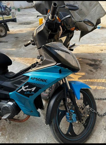 Apsonic X1 Plus moto bleu