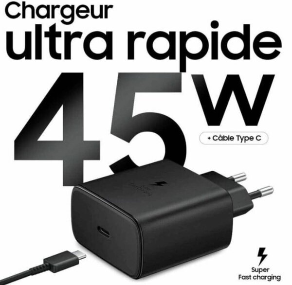 Chargeur USB-C 45W Rapide