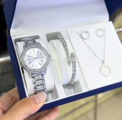 Зергер комплект + саат