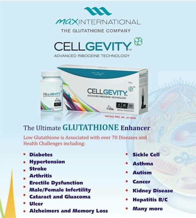 Max International Products GXL, Omega 357, Cellgevity