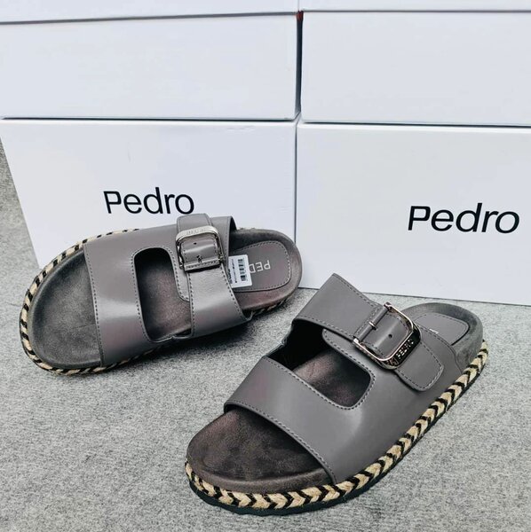 Sandales en cuir marron Pedro