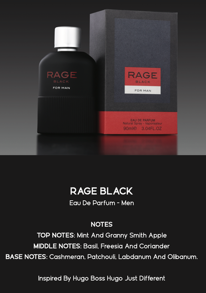 Rage Black Eau de Parfum Homme