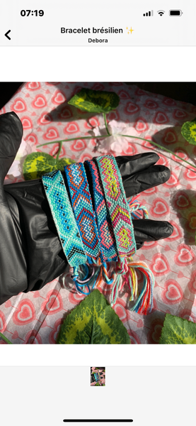 Bracelet brésilien coloré