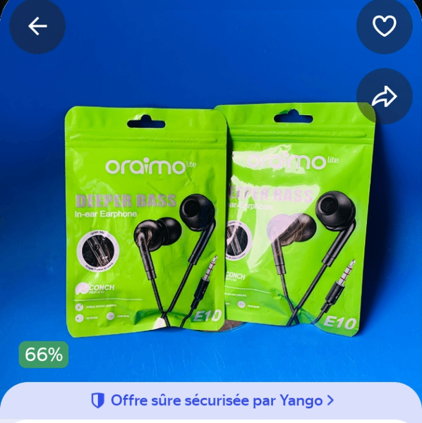 Écouteurs Intra-auriculaires Bass