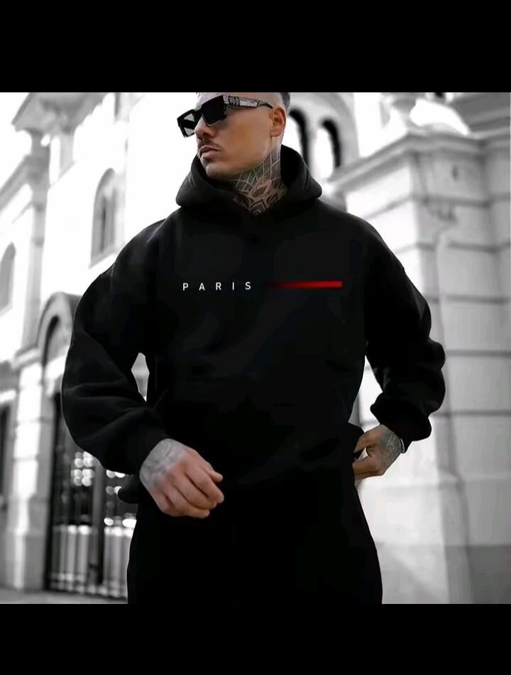 Sweat à Capuche Homme Paris
