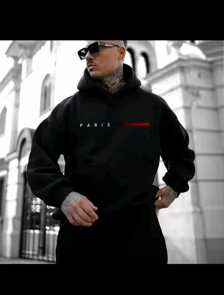 Sweat à Capuche Homme Paris