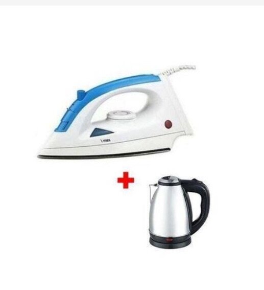 1200w Electric Steam Iron + 2L Kettle