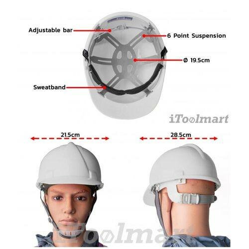 Casque de Sécurité Réglable PE